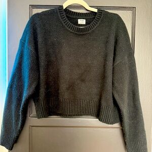 Cotton On Black Cropped Sweater Women’s Large
